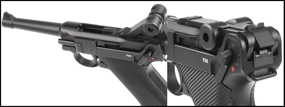 CO2 pistol P08 Blowback T1